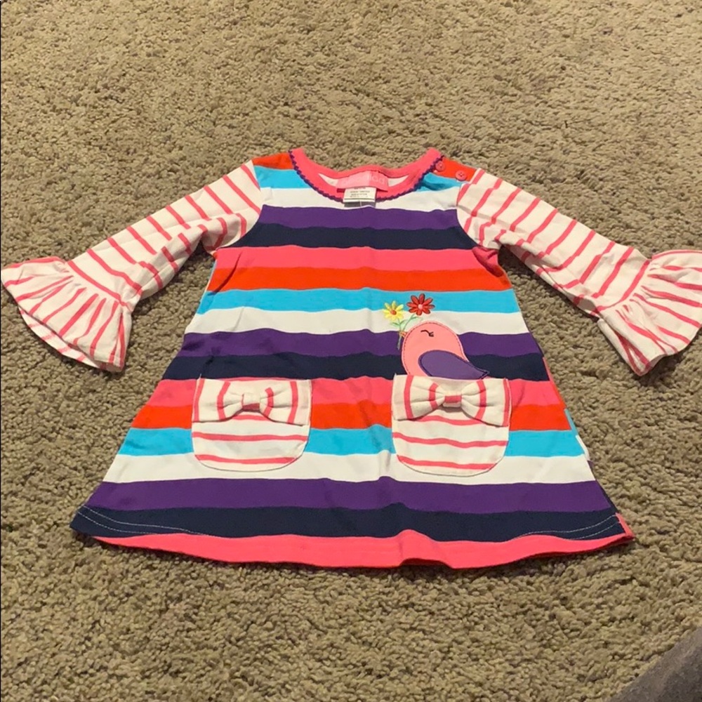 Goodlad Long Sleeve Stripe Dress